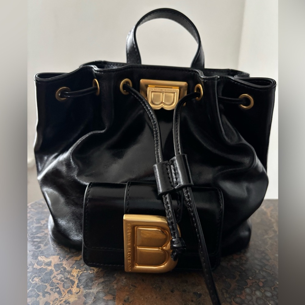Brandon Blackwood Midori Black Oil Leather